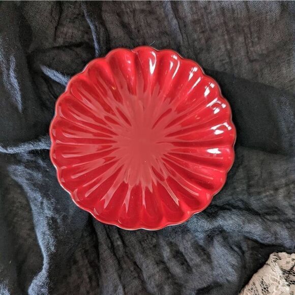 Poppytrail Ceramic 4 Set Plate Sunflower Bee Design - Picture 6 of 9